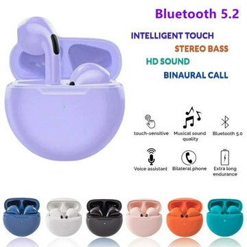 跨境J6 pro4 pro6無線藍牙耳機 5.0立體聲tws雙耳運動5代運動耳機【宜家良品百貨】