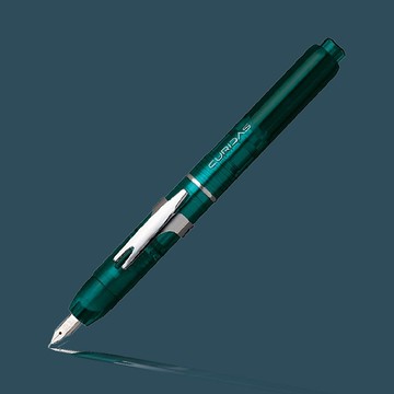 PLATINUM 白金 CURIDAS 按壓式鋼筆-青竹綠-M尖