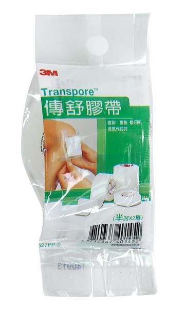 【醫康生活家】3M 傳舒膠帶袋裝 0.5吋(1.25 x 914公分)x2捲
