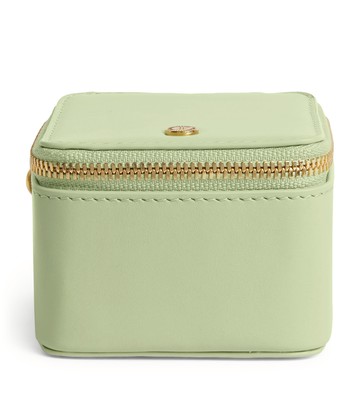 Harrods Pebbled Leather Trinket Box