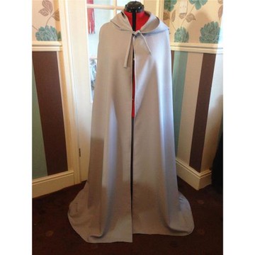 長款尖帽系帶披風萬圣節多色連帽風衣黑斗篷女巫吸血鬼舞臺表演服