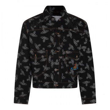 Vivienne Westwood - Black Cotton Denim Jacket L