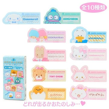 小禮堂 《盲盒拆賣》Sanrio 三麗鷗 壓克力造型姓名徽章 (2025角色大賞 B款)