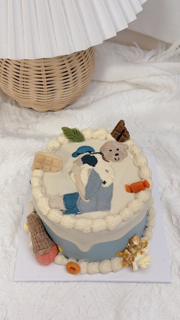 五吋平面繪圖蛋糕(勿直接下單)