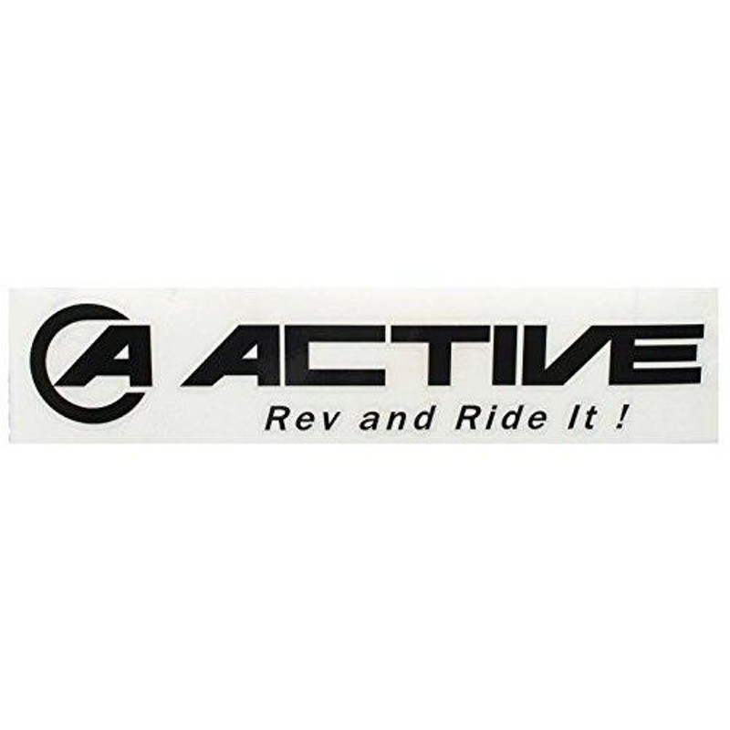 アクティブ(ACTIVE) アクティブ ACTIVE ロゴステッカー ヌキ/BLK文字 180mm 1999091 通販  LINEポイント最大0.5%GET | LINEショッピング