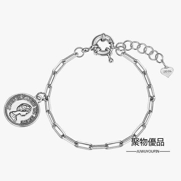 復古手錬女小眾設計韓版個性嘻哈街頭手飾配飾【聚物優品】