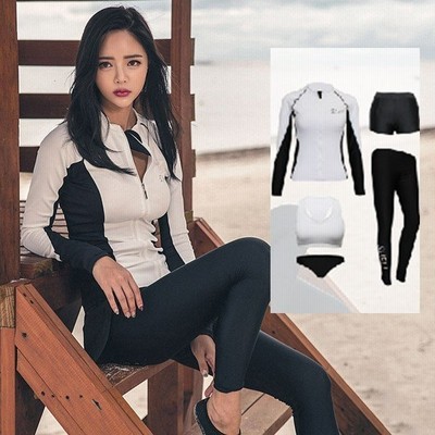 5点セット 水着 長袖 レディース ショートパンツ サーフパンツ ラッシュパンツ セパレート ウエットスーツ ラッシュガード スイミング 通販 Lineポイント最大get Lineショッピング