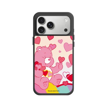 iPhone 17 Pro Max SolidX 黑 - Care Bears - 愛心滿天