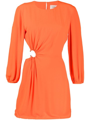 Ba&Sh - Bonica draped minidress - women - Viscose/Elastane - 1 - Orange