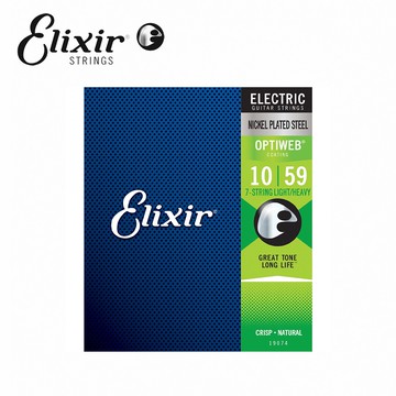 Elixir 19074 Optiweb 電吉他七弦 10-59【敦煌樂器】
