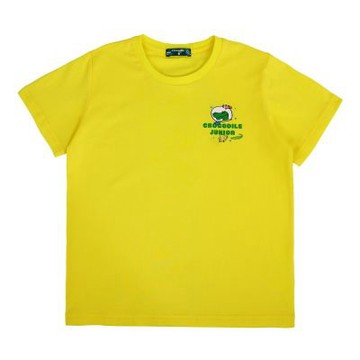 Crocodile Junior 小鱷魚童裝-鱷魚潛水圓領T-黃色 ( 931422-03 小碼款)