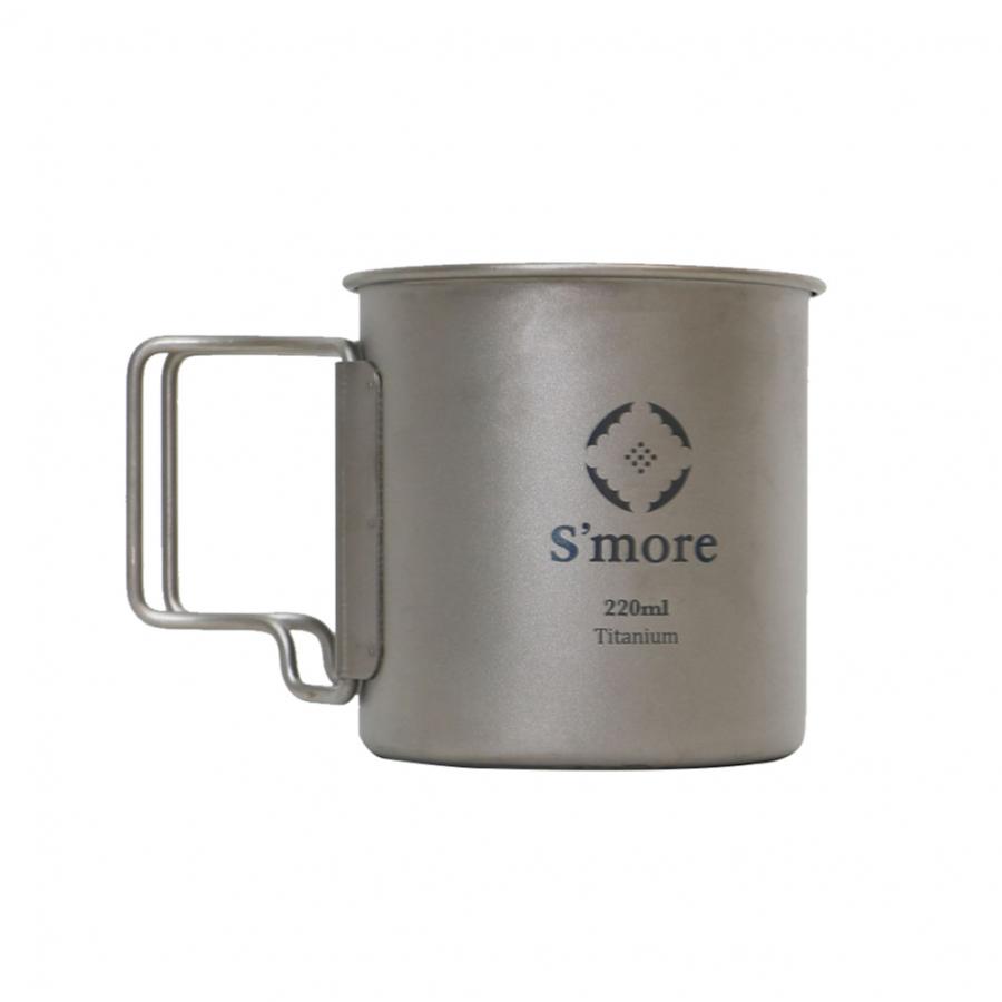 aimoha S more Titanium Mug シングルウォール チタニウムマグ チタンマグカップ SMOrsUT001Ma