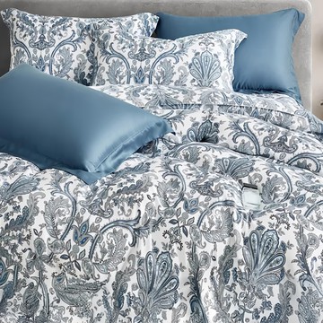 貝淇小舖 60支100%純天絲TENCEL 床包枕套三件組  西瑞爾米  加大  床包 + 枕套2個