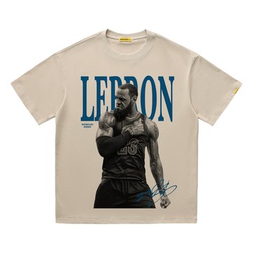 詹姆斯 LeBron James 小皇帝 King James 短袖上衣 水洗上衣 t恤 短袖衣服 oversize