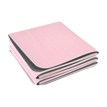 YOMER 瑜之美 加厚摺疊健身瑜珈止滑墊 TPE材質  183 x 61cm  淺粉  1個