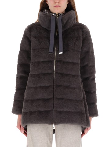 herno eco fur down jacket