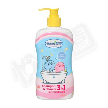 Baan 貝恩 甜心三效洗髮沐浴乳400ml【悅兒園婦幼生活館】