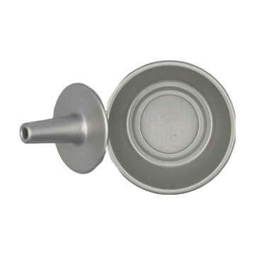 SaNNeNg 三能 活動圓型空心布丁模 陽極 100 x 80 x 54mm  銀色  1個