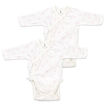 掌心系列兩段調節式內衣兔裝-2入(早產兒專用)