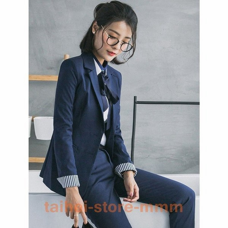 リクルートスーツビジネススーツレディース女性スーツおしゃれセットアップスーツパンツスカート女性用就活通勤制服オフィス制服 通販 Lineポイント最大0 5 Get Lineショッピング