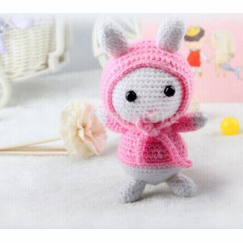 Diyかわいいウサギリスかぎ針編みキット手作りぬいぐるみ子供のためのギフト 通販 Lineポイント最大0 5 Get Lineショッピング