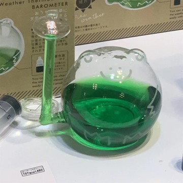 晴雨預報瓶 青蛙 天氣預報 預測 氣象 晴天 雨天 青蛙 自然實驗 兒童科學 日本進口 預測 日本