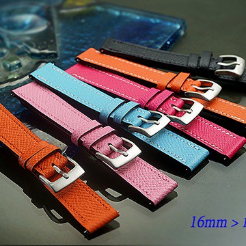 全新 HERMES 愛馬仕. 代用進口高級錶帶 ( 16mm收14mm )
