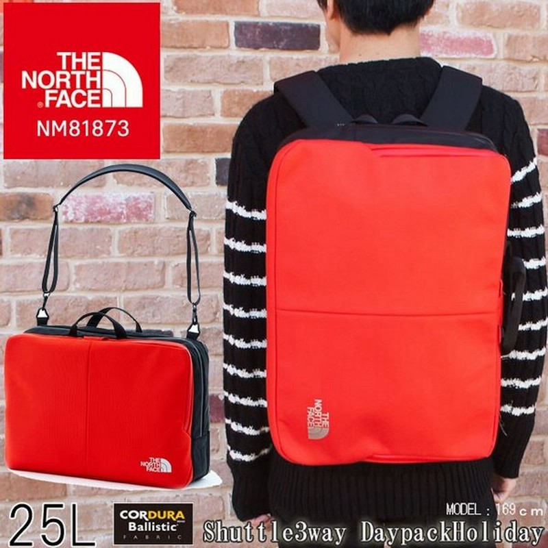 ザ ノースフェイス メンズ レディース バッグ シャトル3wayデイパックホリデイ Nm 25l ビジネスバッグ ビジネスリュック バックパック 赤 通販 Lineポイント最大0 5 Get Lineショッピング