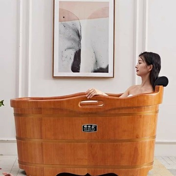 免運/公司貨 浴桶 木桶 雅仕嘉成人木桶浴桶木質泡澡桶實木浴缸家用全身沐浴盆 可開發票 全館五折 工廠現貨直銷 新品特價 z11041
