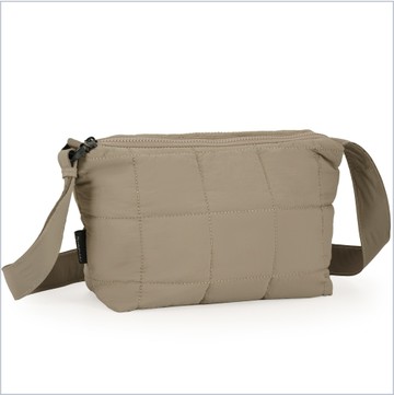 格紋空氣感側背包[LG-1050-Q4-W]