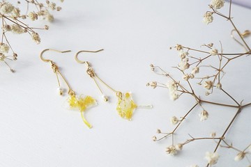 午夜的森林。銀杏先生與珍珠小姐共舞耳墜