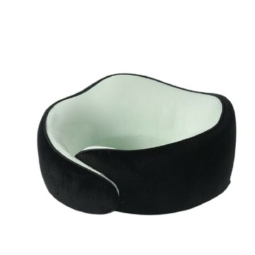 U型曲線磁扣記憶頸枕(綠色) [大買家]