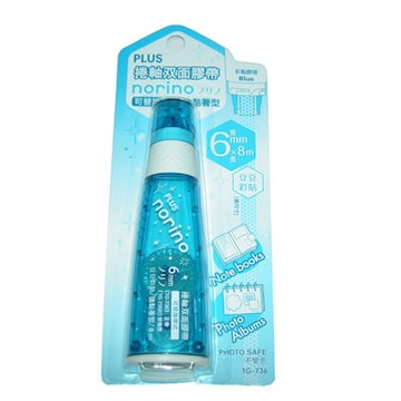 【文具通】PLUS プラス 普樂士 38-113 豆豆 彩貼 正帶 6mm 藍 E1030464【APP滿額下單4%點數(單一帳號最高1000點)】7/31止