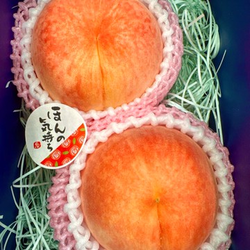 [秋果寄情]【帕查嬤嬤】 🇯🇵日本 山形縣  白桃  2玉禮盒🍑｜中秋節水蜜桃禮盒
