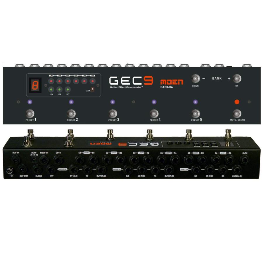 Moen GEC-9 V2 Guitar Effects Routing System, Looper, Pedal Switcher