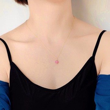 【Self Love系列】紅紋石能量水晶項鍊 桃花姻緣 愛情人緣 客製