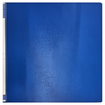 STRONG 自強文具 D型二孔夾  藍色  1個