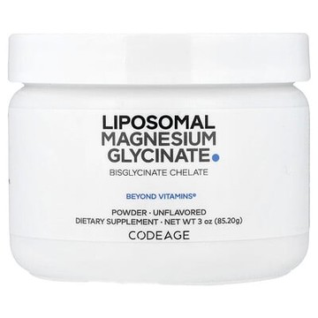 Codeage, 脂質體甘氨酸鎂粉，原味，3 盎司（85.2 克）