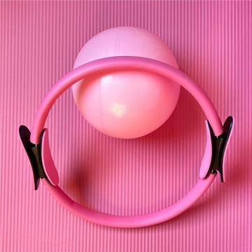 跨境十件套普拉提圈專用瑜伽抗阻圈腿部肌肉訓練器材瑜伽環拉力器