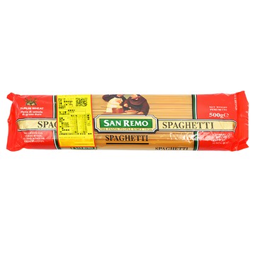 SAN REMO 聖雷蒙義大利直麵 杜蘭小麥粉製成  500g  1包