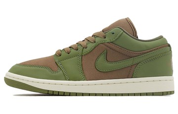 JORDAN 1 LOW SE BROWN KELP SKY J LIGHT OLIVE WOMENS
