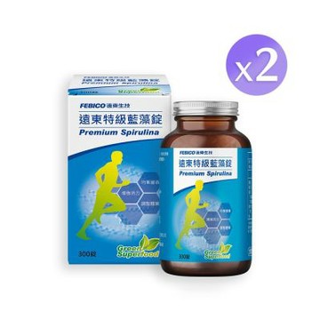 【遠東生技】特級藍藻300錠 (2瓶組)