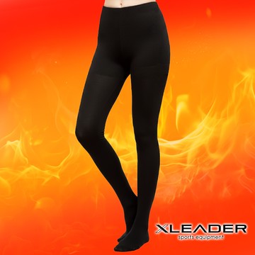 【Leader X】台灣製 緊緻束腹-鋅石墨烯提臀熱塑褲襪 加大款 全足褲襪 單雙組