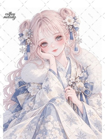 original sticker no.10155 人物貼紙 原創貼紙 人物貼紙 女孩貼紙 原創人物貼紙