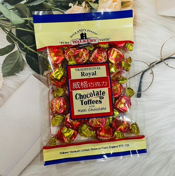 潼漾小舖 英國 walkers  威格 巧克力太妃糖 250g 太妃糖