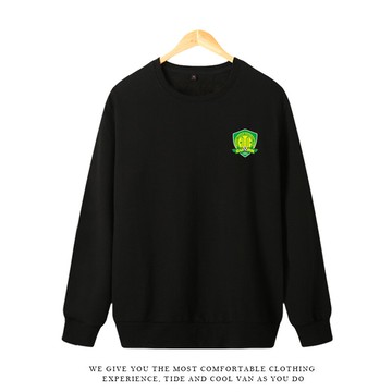 北京國安俱樂部運動訓練比賽隊服男裝足球迷上衣圓領套頭衛衣