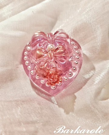 玫瑰魔法系列 手工滴膠流沙吊飾