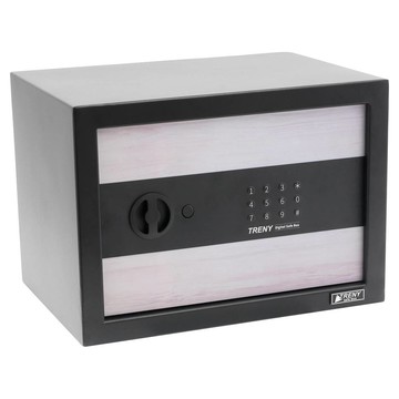 TRENY 三鋼牙 電子式保險箱-中 (木紋)