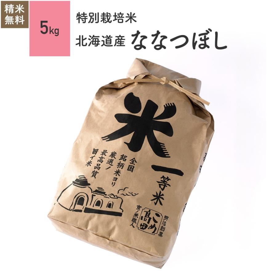 米 お米 5kg ななつぼし 北海道産 特別栽培米 5年産