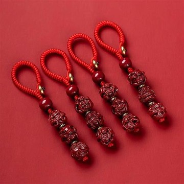 【巴黎精品】現貨+預購 手機吊飾鑰匙圈掛飾鑰匙扣手機吊繩-十二生肖三合六合硃砂男女配件12款a1jt35